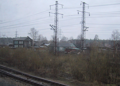 Ein Dorf in Russland