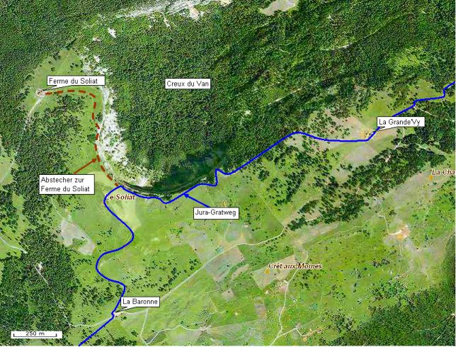 &Uuml;bernachten beim Creux du Van