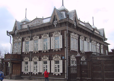 Holzhaus in Irkutsk